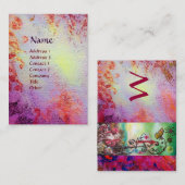 MAGIC ERINNERUNGEN MONOGRAMM VISITENKARTE (Vorne/Hinten)