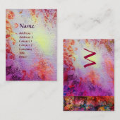 MAGIC ERINNERUNGEN MONOGRAMM VISITENKARTE (Vorne/Hinten)