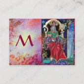 MAGIC ERINNERUNGEN MONOGRAMM VISITENKARTE (Rückseite)