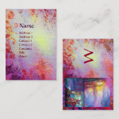 MAGIC ERINNERUNGEN MONOGRAMM VISITENKARTE (Vorne/Hinten)