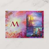 MAGIC ERINNERUNGEN MONOGRAMM VISITENKARTE (Rückseite)