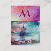 MAGIC ERINNERUNGEN MONOGRAMM VISITENKARTE (Rückseite)