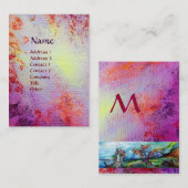 MAGIC ERINNERUNGEN MONOGRAMM VISITENKARTE (Vorne/Hinten)