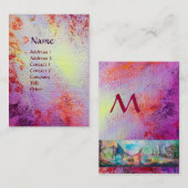 MAGIC ERINNERUNGEN MONOGRAMM VISITENKARTE (Vorne/Hinten)