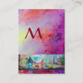 MAGIC ERINNERUNGEN MONOGRAMM VISITENKARTE (Rückseite)
