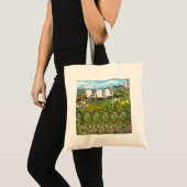 Magic Eye® 3D "Summer in Paradise" Tote Bag Tragetasche (Vorderseite (Produkt))