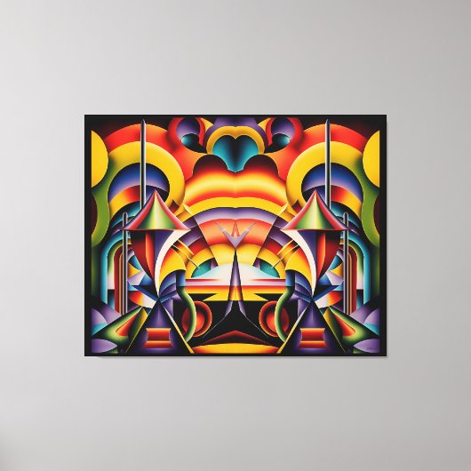 Magic Faces in Magic Places Leinwanddruck (Vorderseite)