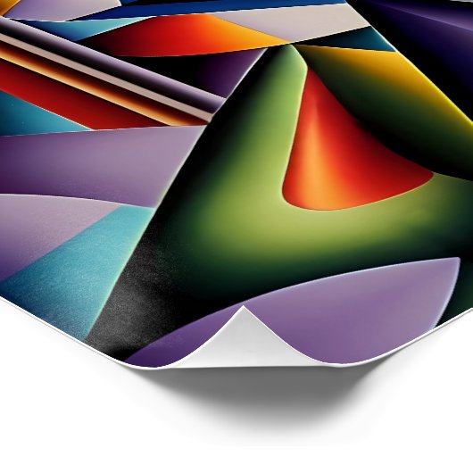 Magic Faces in Magic Places Poster (Ecke)