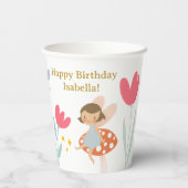 Magic Fairies Geburtstagsparty Pappbecher (Rückseite)