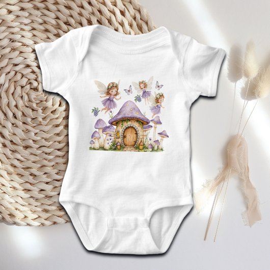 Magic Fairies Lila Garden Baby Strampler