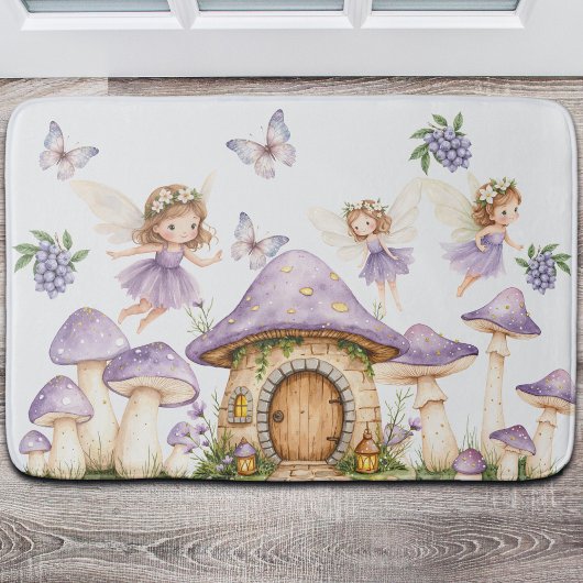 Magic Fairies Lila Garden Badematte