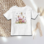 Magic Fairies Pink Mushrooms Kleinkind T-shirt