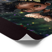 Magic Fairy Forest Print Poster (Ecke)