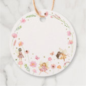 Magic Fairy Garden Floral Geburtstag Geschenkanhänger (Rückseite)