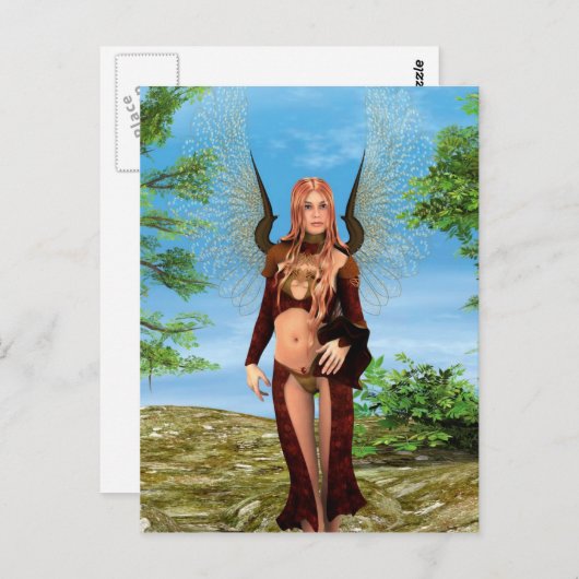 Magic Fairy Postkarte (Vorne/Hinten)