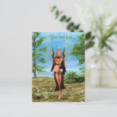 Magic Fairy Postkarte (Stehend Vorderseite)