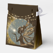 Magic Fairy Silhouette am Kindergeburtstag Geschenkschachtel (Rückseite)