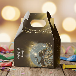 Magic Fairy Silhouette am Kindergeburtstag Geschenkschachtel
