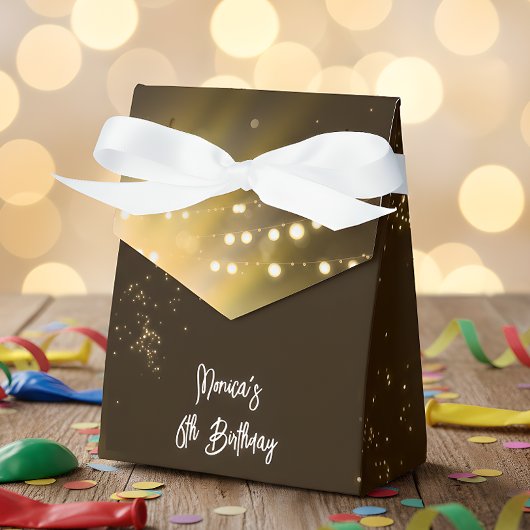Magic Fairy Silhouette am Kindergeburtstag Geschenkschachtel