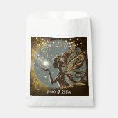 Magic Fairy Silhouette am Kindergeburtstag Geschenktütchen (Vorderseite)