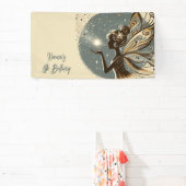 Magic Fairy Silhouette Kindergeburtstag Banner (InSitu)