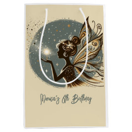 Magic Fairy Silhouette Kindergeburtstag Mittlere Geschenktüte