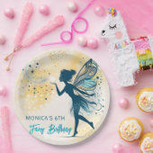 Magic Fairy Staub und Sterne Kindergeburtstag Pappteller (Party)