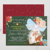 Magic Fairy Tale Baby Dusche Einladung (Vorne/Hinten)