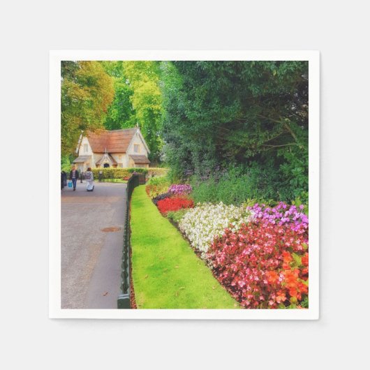 Magic Fairy-Tale British Landscape Paper Napkin Serviette (Vorderseite)