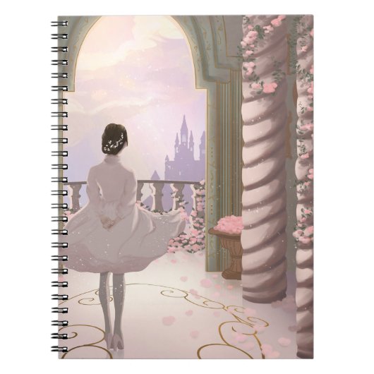 Magic Fairy Tale Palace Notebook Notizblock (Vorderseite)