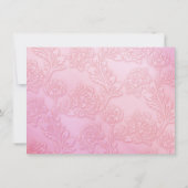 Magic Fairy Tale Princess Geburtstagsparty Einladung (Rückseite)