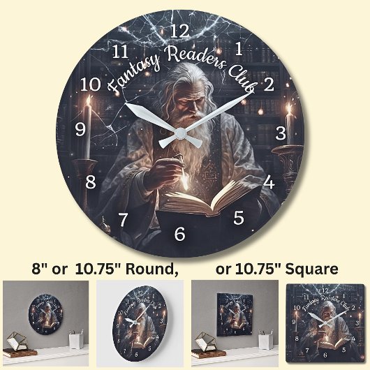 Magic - Fantasy Leserclub  Große Wanduhr