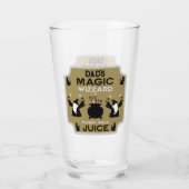 Magic Fantasy Wizard Gift Glas (Rückseite)