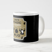 Magic Fantasy Wizard Gift Jumbo-Tasse (Vorderseite Rechts)