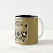 Magic Fantasy Wizard Gift Zweifarbige Tasse (VorderseiteRechts)