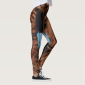 Magic Feather auf Baobab Verlasse Leggings (Rechts)