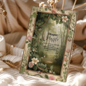 Magic Floral Forest Raffle Diapper Begleitkarte