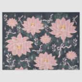 Magic florals with glitter design seidenpapier (Vorderseite)