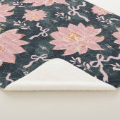 Magic florals with glitter design sherpadecke (3/4)