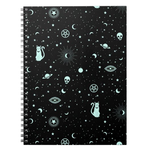 Magic Fluo Universum Notizblock (Vorderseite)