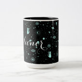 Magic Fluo Universum Zweifarbige Tasse (Mittel)