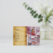 MAGIC FOLLET DER MUSHÖME Antikes Pergament Visitenkarte (Stehend Vorderseite)