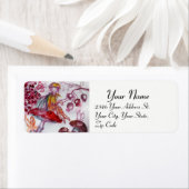 MAGIC FOLLET OF MUSHROOMS Red White Floral Fantasy (Insitu)