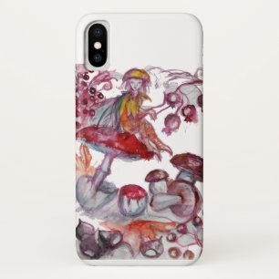 MAGIC FOLLET OF MUSHROOMS Red White Floral Fantasy Case-Mate iPhone Hülle