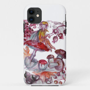 MAGIC FOLLET OF MUSHROOMS Red White Floral Fantasy Case-Mate iPhone Hülle