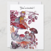 MAGIC FOLLET OF MUSHROOMS silber Einladung (Vorderseite)