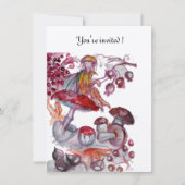 MAGIC FOLLET OF MUSHROOMS silber Einladung (Vorderseite)