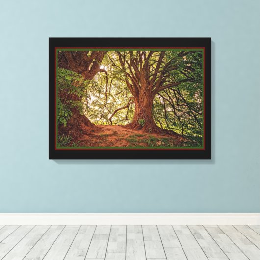 Magic Forest Canvas Print Leinwanddruck (Insitu (Holzboden))
