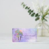 Magic Forest Custom Business Cards Visitenkarte (Stehend Vorderseite)