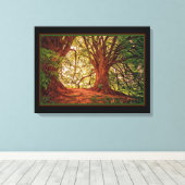 Magic Forest Leinwanddruck (Insitu (Holzboden))